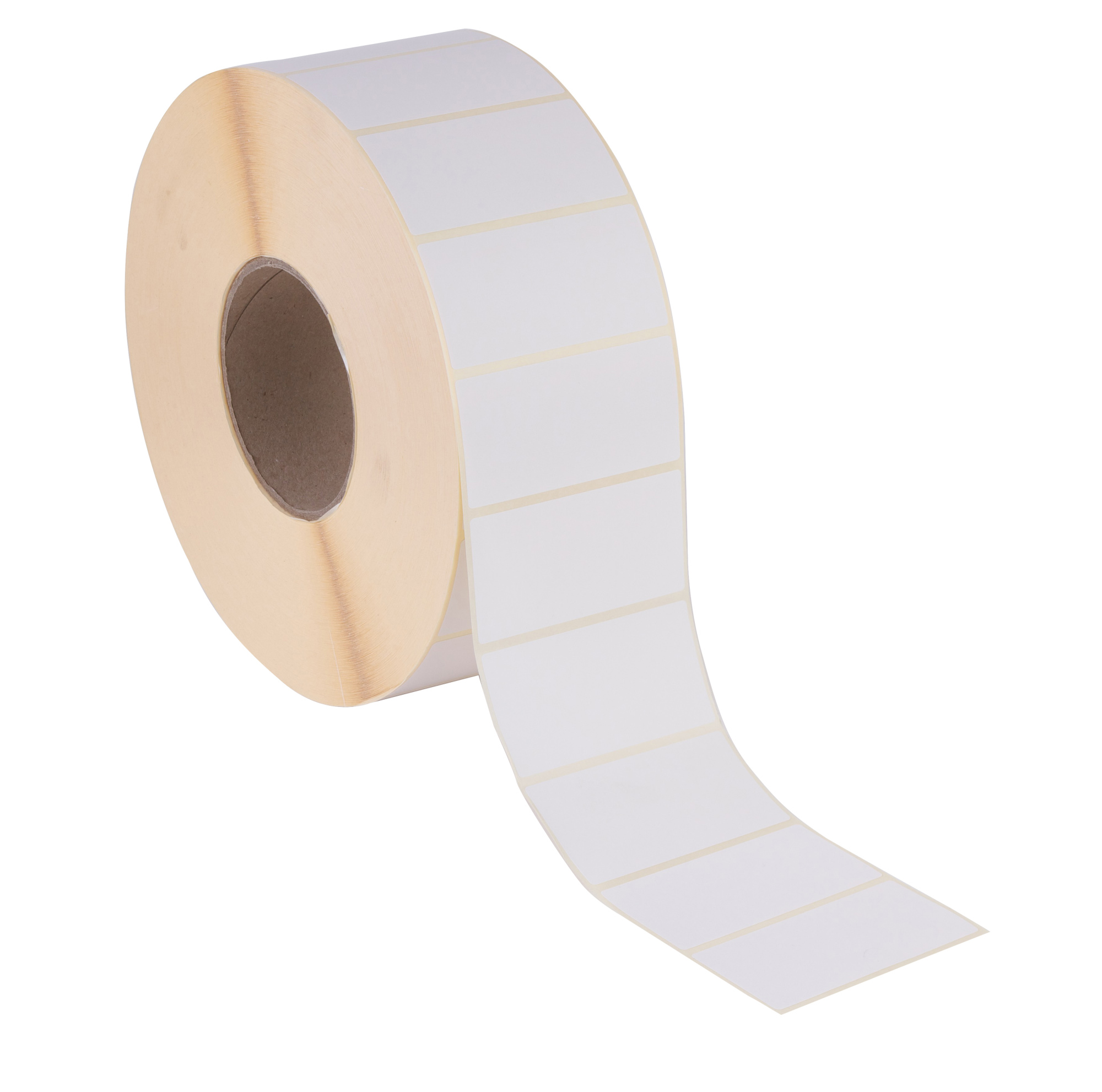 38 x 38mm Plain White Thermal Direct Printer Labels